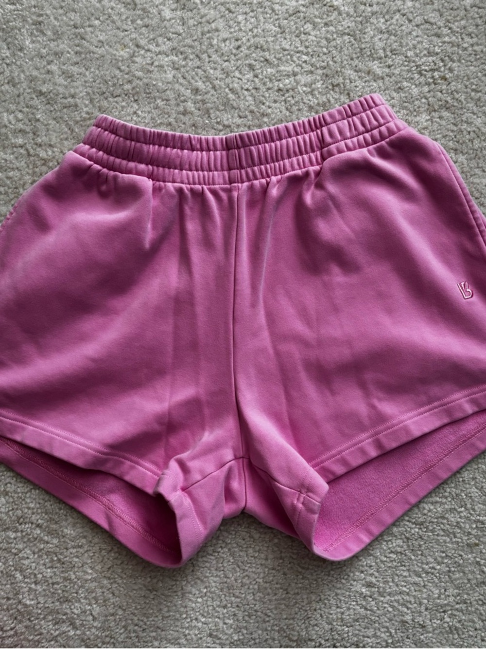Buffbunny cloud short - pink sugar - size small
